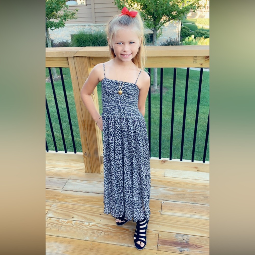 Kidpik Girls Leopard Dress Size 7/8